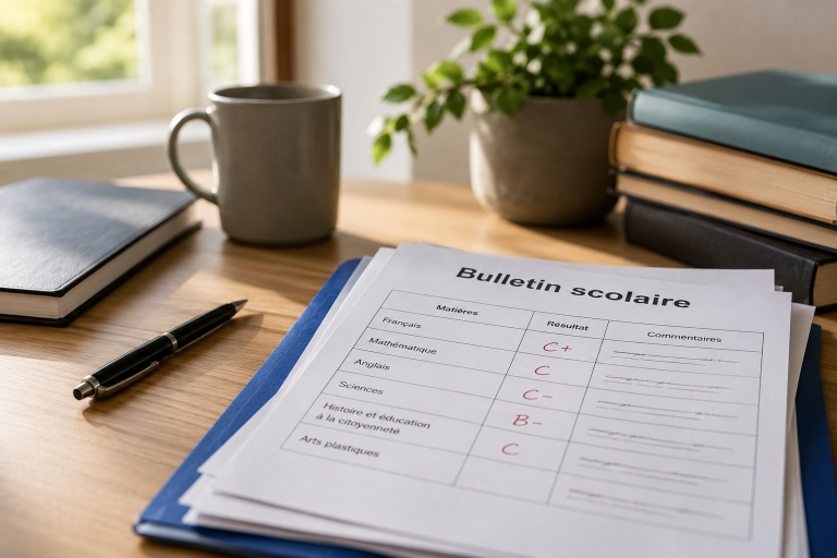 bulletins scolaires